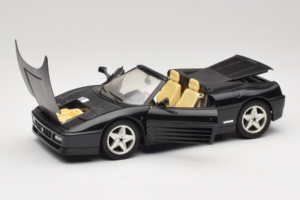 Ferrari 348 Spider Svart Med Silverfälgar Mira 1:18 6918 Metall — bild 2 av 8