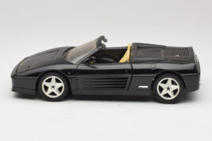 Ferrari 348 Spider Svart Med Silverfälgar Mira 1:18 6918 Metall — bild 4 av 8