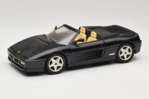 Ferrari 348 Spider Svart Med Silverfälgar Mira 1:18 6918 Metall