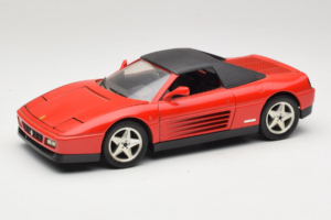 Ferrari 348 Spider Röd Mira 1:18 6180 Metall
