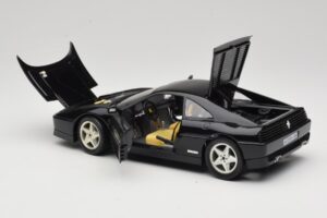 Ferrari 348 TB Svart Mira 1:18 6101-R1 Metall — bild 5 av 8