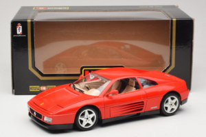 Ferrari 348 tb Röd Bburago 1:18 3039 Metall — bild 8 av 8