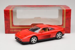 Ferrari 348 TB Röd Mira 1:18 6101 Metall — bild 8 av 8