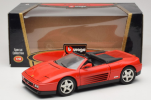 Ferrari 348 TB Röd Bburago 1:18 3039-P4 Metall — bild 8 av 8