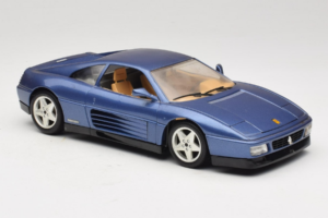 Ferrari 348tb Mörkblå Metallic Bburago 1:18 3039-B1 Metall — bild 6 av 8