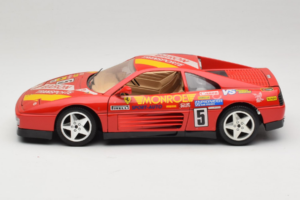Ferrari 348 TB #5 Monroe Röd 1989 Bburago 1:18 3039-M1 Metall — bild 4 av 8
