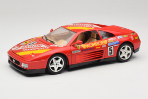 Ferrari 348 TB #5 Monroe Röd 1989 Bburago 1:18 3039-M1 Metall