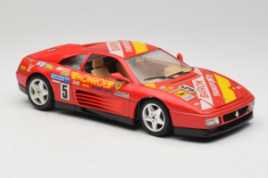 Ferrari 348 TB #5 Monroe Röd 1989 Bburago 1:18 3039-M1 Metall — bild 6 av 8