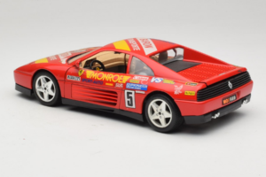 Ferrari 348 TB #5 Monroe Röd 1989 Bburago 1:18 3039-M1 Metall — bild 7 av 8