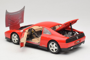 Ferrari 348tb Röd Bburago 1:18 3039-R1 Metall — bild 5 av 8