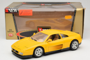 Ferrari 348 TB Gul Replacement Box Bburago 1:18 3039-R2 Metall — bild 8 av 8