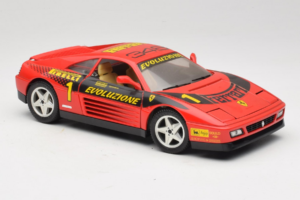 Ferrari 348 ts Evoluzione #1 Röd Mira 1:18 6112 Metall — bild 6 av 8
