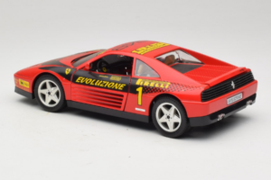 Ferrari 348 ts Evoluzione #1 Röd Mira 1:18 6112 Metall — bild 7 av 8