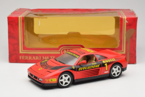 Ferrari 348 ts Evoluzione #1 Röd Mira 1:18 6112 Metall — bild 8 av 8