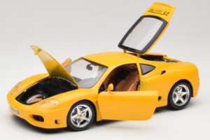 Ferrari 360 Modena 25 Jahre FMC Gul Bburago 1:18 3358-Y1 Metall — bild 2 av 8