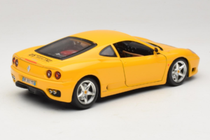 Ferrari 360 Modena 25 Jahre FMC Gul Bburago 1:18 3358-Y1 Metall — bild 3 av 8