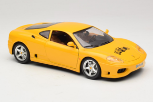 Ferrari 360 Modena 25 Jahre FMC Gul Bburago 1:18 3358-Y1 Metall — bild 6 av 8