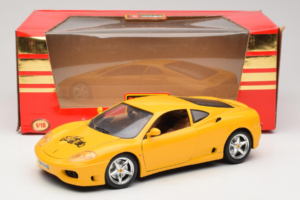Ferrari 360 Modena 25 Jahre FMC Gul Bburago 1:18 3358-Y1 Metall — bild 8 av 8