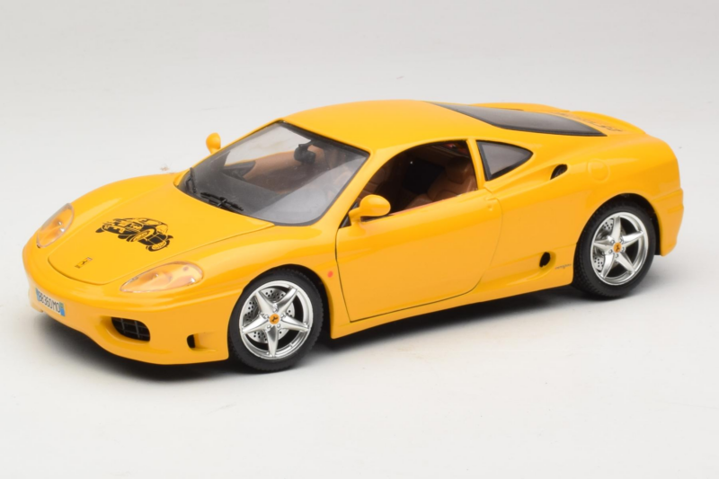 Ferrari 360 Modena 25 Jahre FMC Gul Bburago 1:18 3358-Y1 Metall