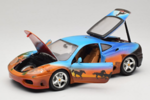 Ferrari 360 Modena Bracio Gotz Running Horses Livery Bburago 1:18 3358-B1 Metall — bild 2 av 8