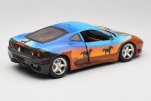 Ferrari 360 Modena Bracio Gotz Running Horses Livery Bburago 1:18 3358-B1 Metall — bild 3 av 8
