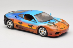 Ferrari 360 Modena Bracio Gotz Running Horses Livery Bburago 1:18 3358-B1 Metall — bild 6 av 8
