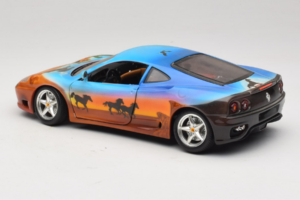Ferrari 360 Modena Bracio Gotz Running Horses Livery Bburago 1:18 3358-B1 Metall — bild 7 av 8