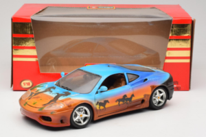 Ferrari 360 Modena Bracio Gotz Running Horses Livery Bburago 1:18 3358-B1 Metall — bild 8 av 8