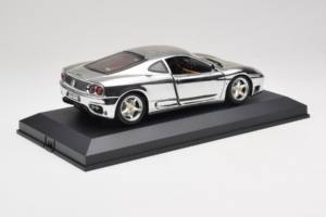Ferrari 360 Modena Chrome Silver Limiterad Utgåva Exclusive Cars 1:18 EC004 Metall — bild 4 av 9