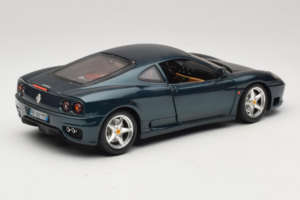 Ferrari 360 Modena Mörkgrön Metallic Bburago 1:18 3358-G2 Metall — bild 2 av 7