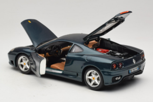 Ferrari 360 Modena Mörkgrön Metallic Bburago 1:18 3358-G2 Metall — bild 4 av 7