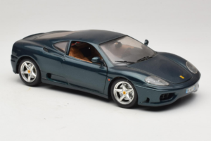 Ferrari 360 Modena Mörkgrön Metallic Bburago 1:18 3358-G2 Metall — bild 5 av 7