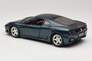 Ferrari 360 Modena Mörkgrön Metallic Bburago 1:18 3358-G2 Metall — bild 6 av 7