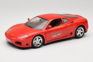 Ferrari 360 Modena Energizer Röd Bburago 1:18 3358-P3 Metall