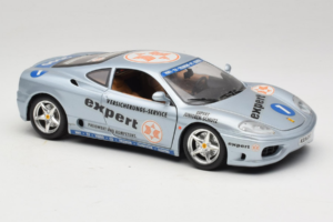 Ferrari 360 Modena Expert #1 Silver Bburago 1:18 3348-S1 Metall — bild 6 av 8