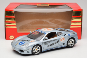Ferrari 360 Modena Expert #1 Silver Bburago 1:18 3348-S1 Metall — bild 8 av 8