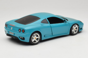 Ferrari 360 Modena Migros Limiterad Upplaga 333 ex Blå Bburago 1:18 3358-G1 Metall — bild 3 av 8
