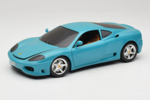 Ferrari 360 Modena Migros Limiterad Upplaga 333 ex Blå Bburago 1:18 3358-G1 Metall