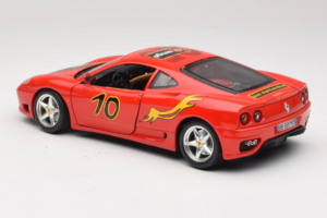 Ferrari 360 Modena #10 5 Jahre IG Bburago Röd Bburago 1:18 3358-P2 Metall — bild 7 av 8