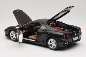 Ferrari 360 Modena #14 Svart Limiterad Upplaga Bburago 1:18 3368-B1 Metall — bild 5 av 8