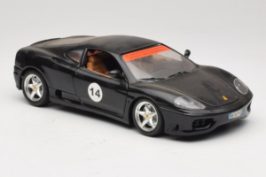 Ferrari 360 Modena #14 Svart Limiterad Upplaga Bburago 1:18 3368-B1 Metall — bild 6 av 8