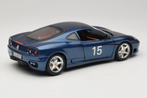Ferrari 360 Modena #15 Limiterad Upplaga Blå Metallic Bburago 1:18 3358-F1 Metall — bild 3 av 8