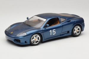 Ferrari 360 Modena #15 Limiterad Upplaga Blå Metallic Bburago 1:18 3358-F1 Metall