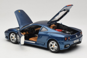 Ferrari 360 Modena #15 Limiterad Upplaga Blå Metallic Bburago 1:18 3358-F1 Metall — bild 5 av 8
