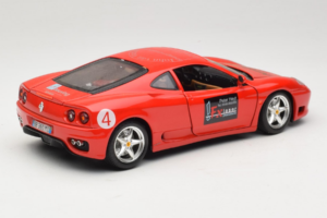 Ferrari 360 Modena Bevro International #4 Limiterad Upplaga 111 ex Röd Bburago 1:18 3358-P1 Metall — bild 3 av 8