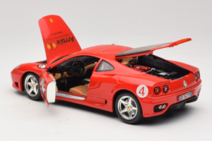 Ferrari 360 Modena Bevro International #4 Limiterad Upplaga 111 ex Röd Bburago 1:18 3358-P1 Metall — bild 5 av 8