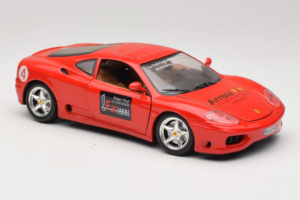 Ferrari 360 Modena Bevro International #4 Limiterad Upplaga 111 ex Röd Bburago 1:18 3358-P1 Metall — bild 6 av 8