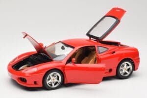 Ferrari 360 Modena Röd Bburago 1:18 3358 Metall — bild 2 av 8