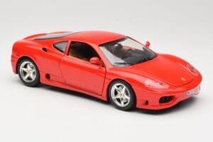 Ferrari 360 Modena Röd Bburago 1:18 3358 Metall — bild 6 av 8