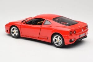 Ferrari 360 Modena Röd Bburago 1:18 3358 Metall — bild 7 av 8